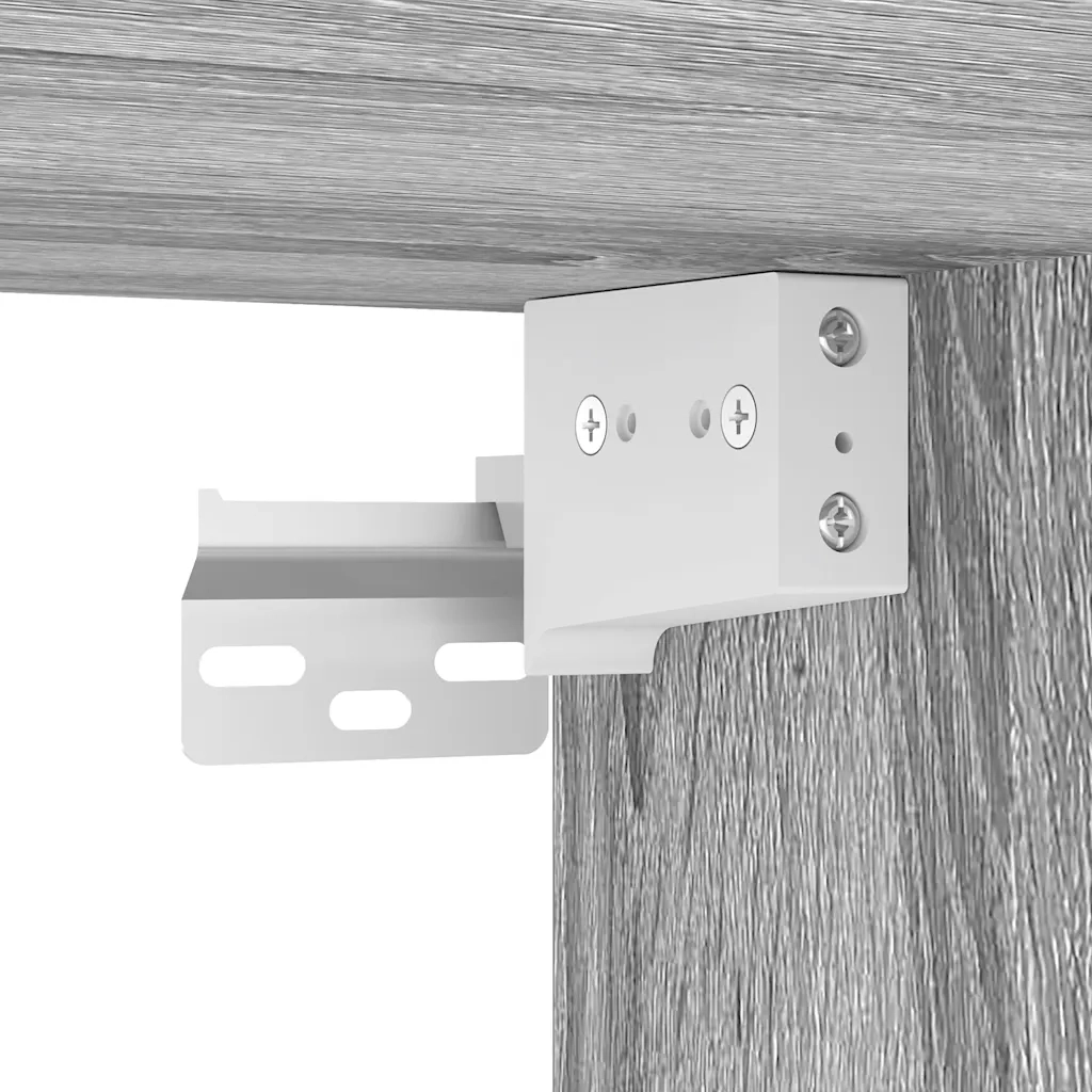 Set di Mobili Porta TV 4 pz Grigio Sonoma in Legno Multistrato 3120318