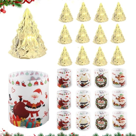Luminarie di Natale 12 pezzi - Decorazione per Natale - Forma di ghiaccio - Lampadine LED - Sostenibili - Luce calda gialla - Lampadine di Natale 

Modello: 
Specifica tecnica: 
Codice prodotto:
