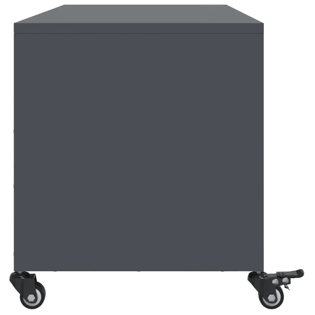 Mobile TV Antracite 100,5x39x43,5 cm Acciaio 846664