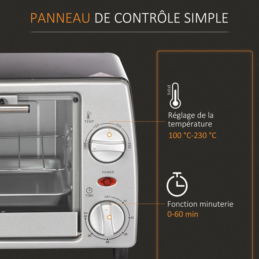 Forno elettrico mini ¨C zephmum ¨C 36.5x26x22 cm