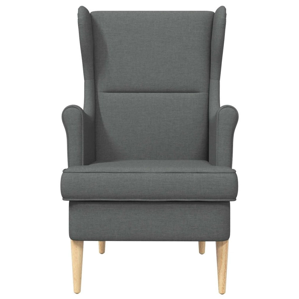 Poltrona-Divano Sedia-Poltroncina Grigio scuro Tessuto 783771