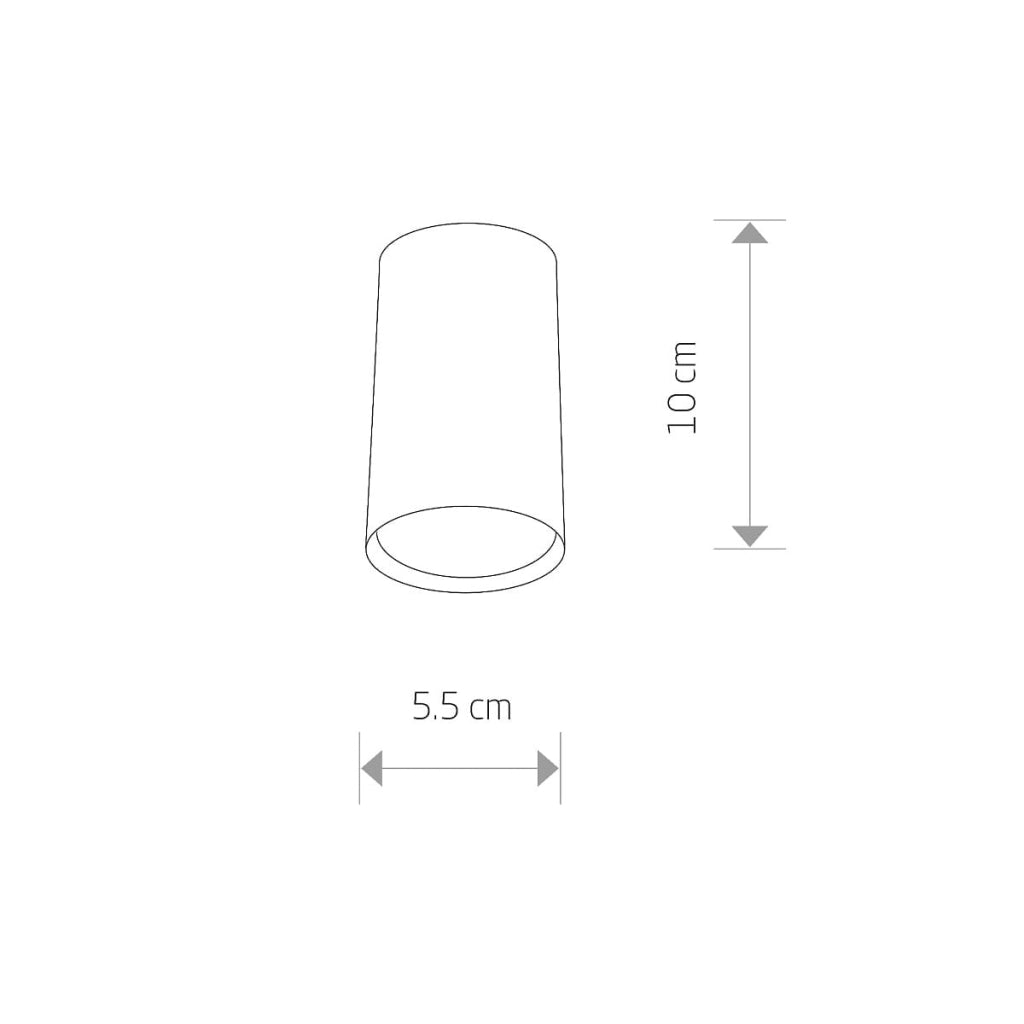 Faretto soffitto Nowodvorski EYE nero metallo GU10 10W