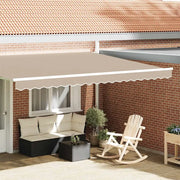 Tenda a Braccio Beige 430 x 20 cm Tela 42000761