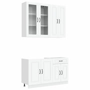 Unità Cucina KALMAR 4 pcs Bianco Legno ingegnerizzato 3438305