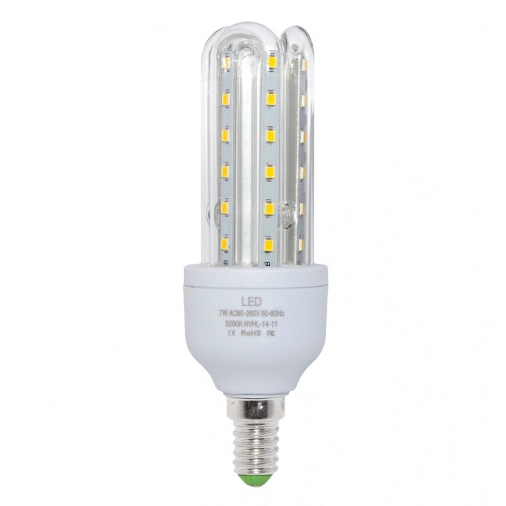 Trade Shop - Lampadina Led E14 7w 3u Jn07 Luce Tubolare Tubo Lineare Luce Calda 3000k 665lm 87156 -