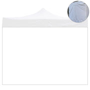 Telo laterale 4,5x2mt impermeabile bianco ricambio per gazebo richiudibile