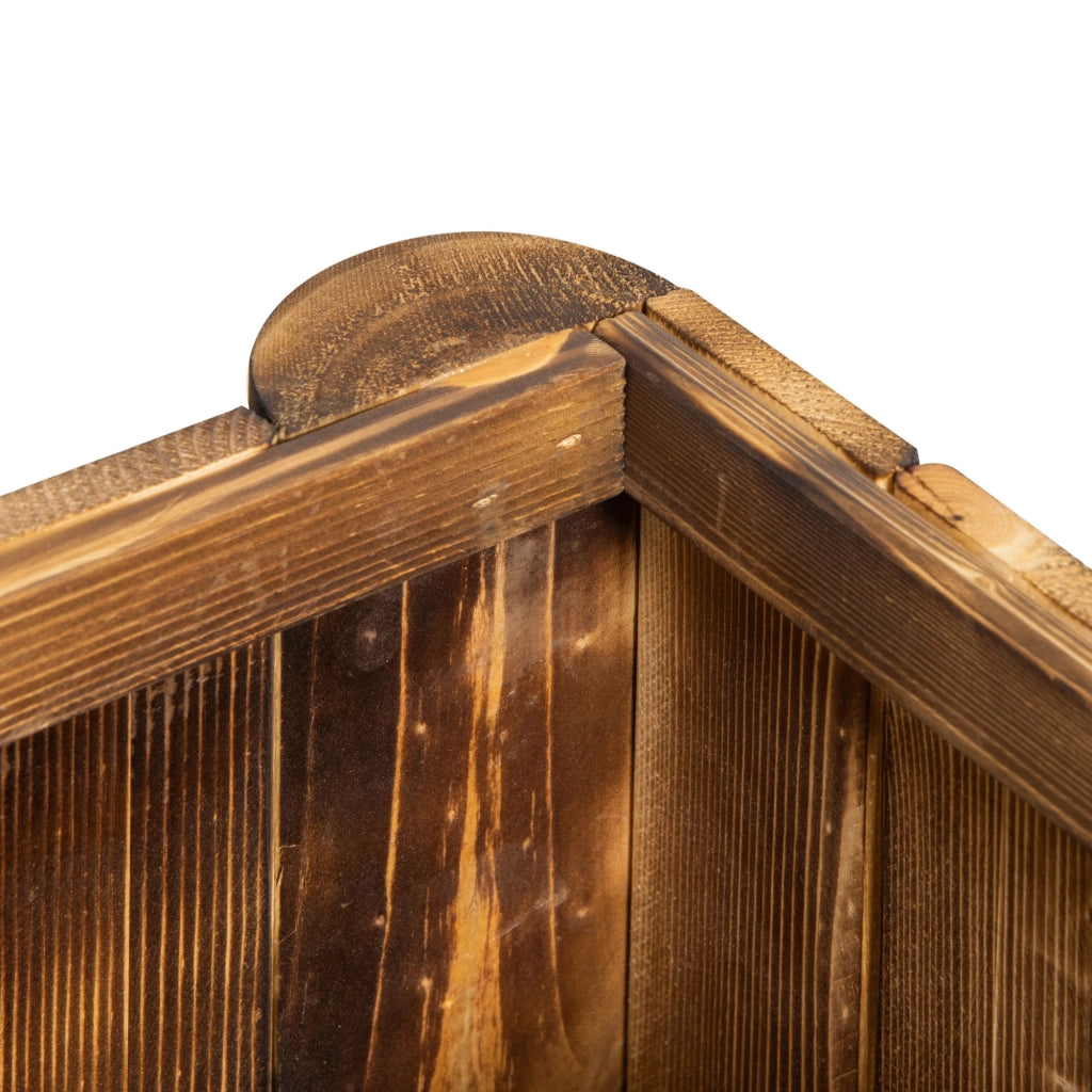 Jardiniere Fioriera Legno per Giardino Esterno ¨C zephmum ¨C 70x35x30 cm