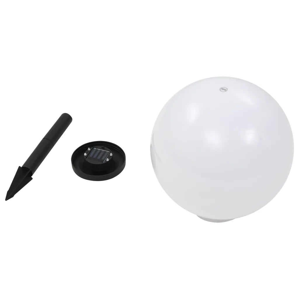 Lampade Solari da Esterno 4 pz LED Sferiche 30 cm RGB CFW7013649