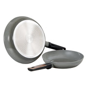 Set di 6 confezioni 2 Padelle 24-28 Gradient Gray Ceramica Amico Fondo Induzione