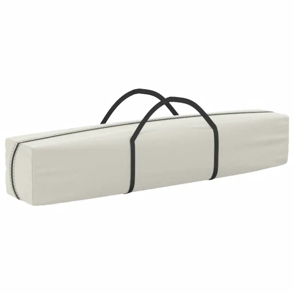 Tenda per Feste Pieghevole con Pareti Laterali-Tenda Gazebo Crema 2x2 m 430160