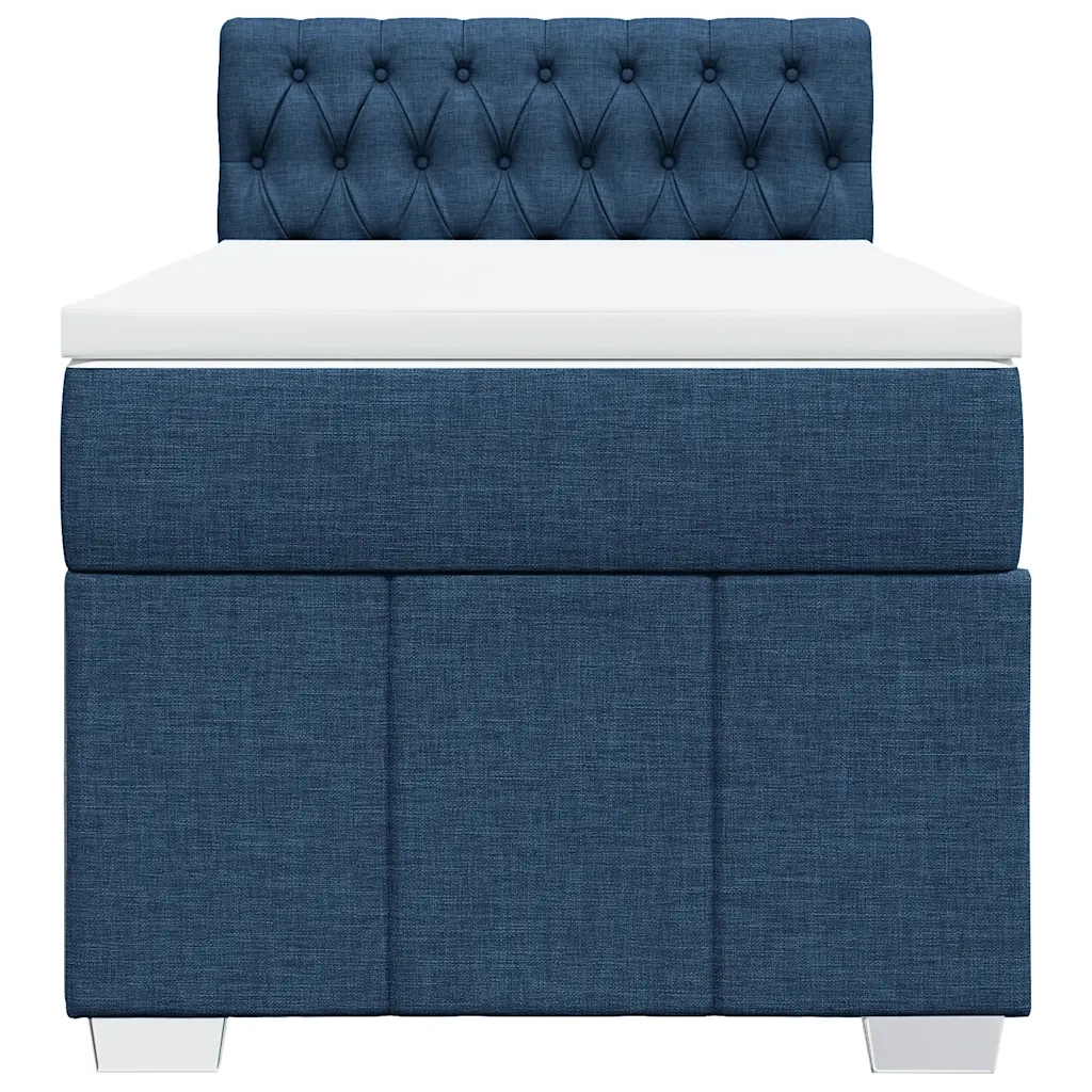 Giroletto a Molle con Materasso Blu 80x200 cm inTessuto 3286908