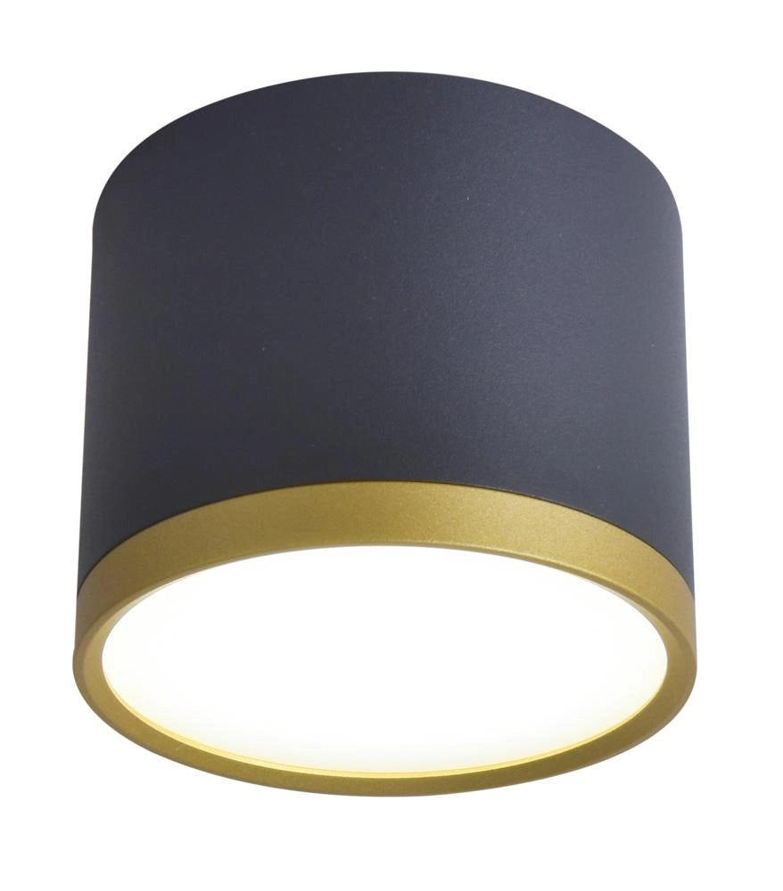 Faretto soffitto LED 9W 4000K nero oro Candellux