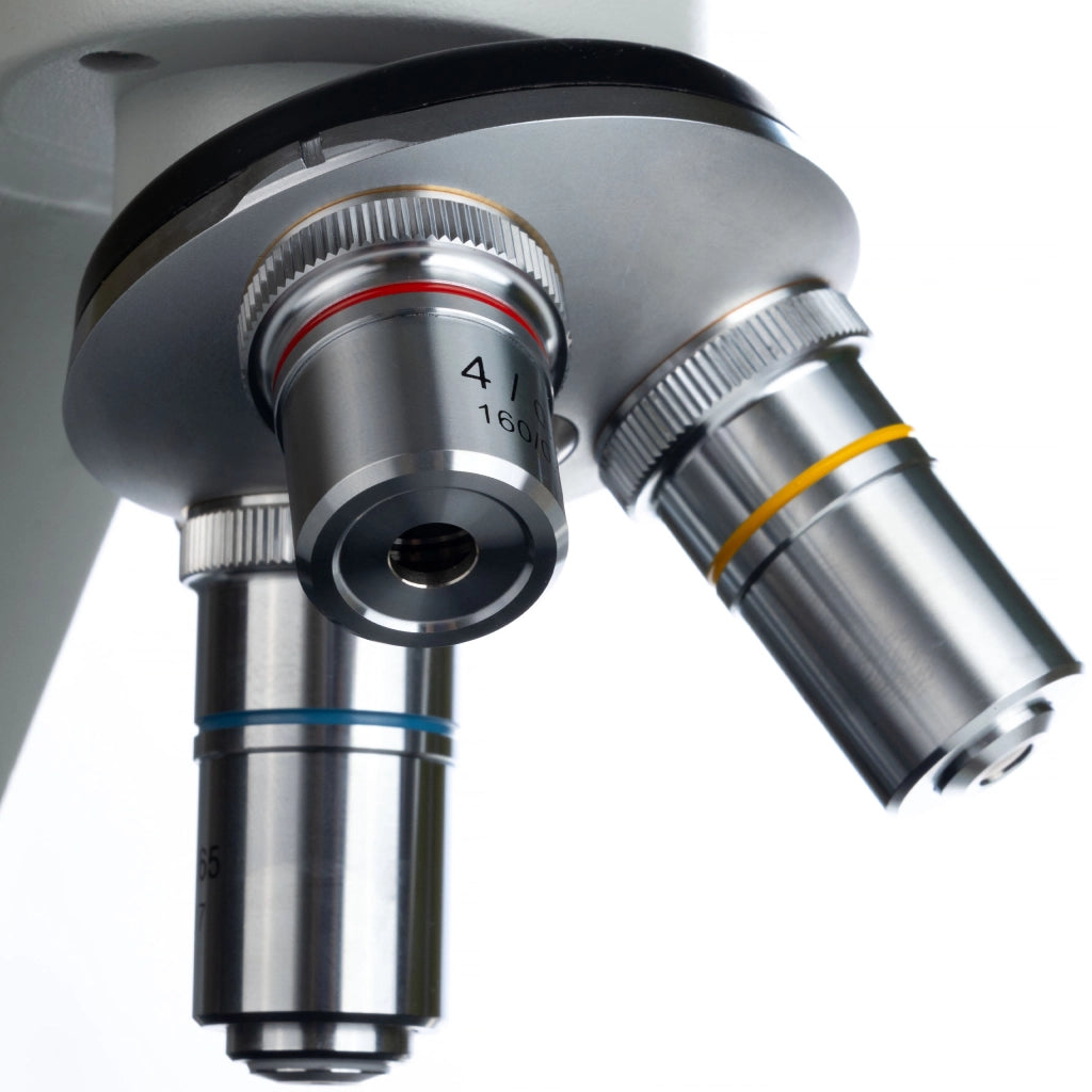 Mikroscopio Biologico Uran Pro MBUP – Testa Monoculare Inclinata 45° | Ottica di Alta Qualità, LED