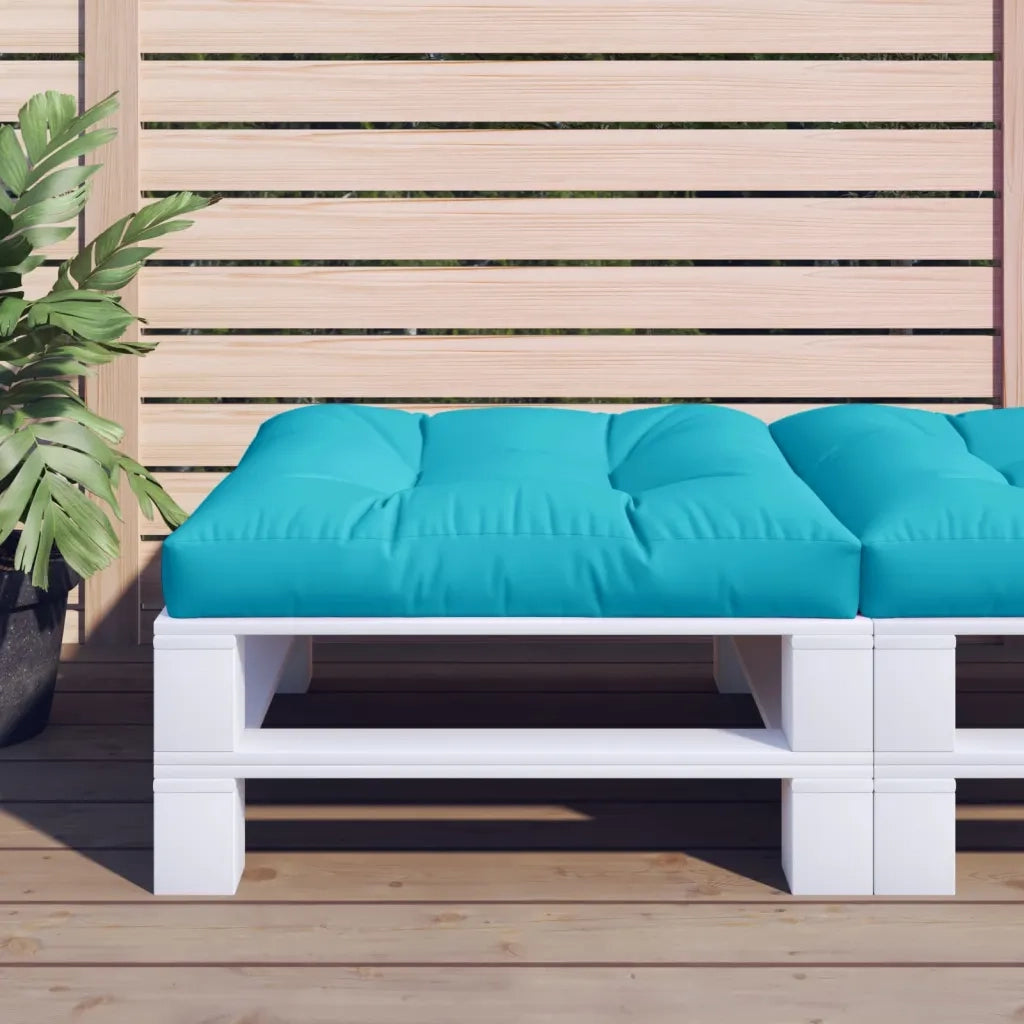 Cuscino per Pallet Turchese 70x70x12 cm Tessutocod mxl 118385