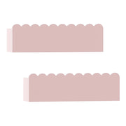 Set di 2 mensole da parete per bambini 40 x 10 x 10 cm rosa 03_0010612