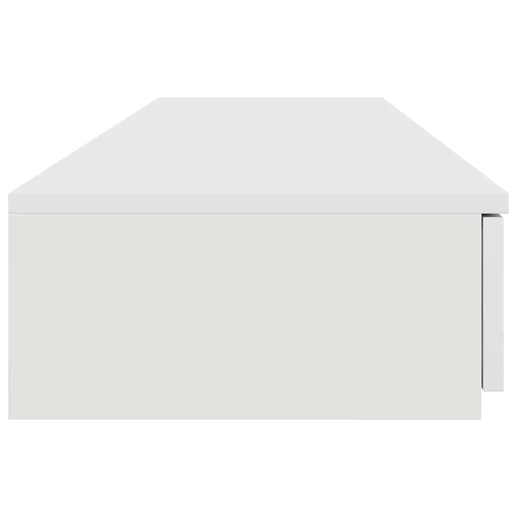 Cassetti per letto | Comodino | Armadio da Notte | Mobiletto da notte con cassetto Bianco 150 x 36,5 x 16,5 cm