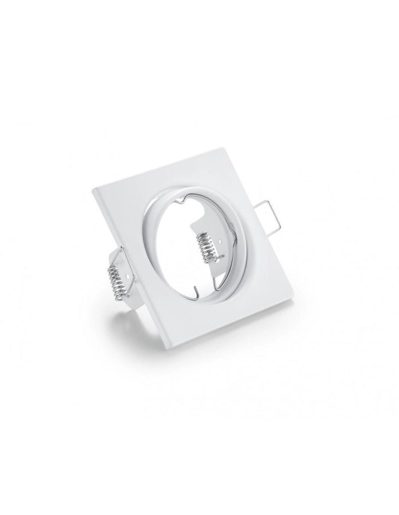 Faretto da Incasso Quadrato Jura 1xGU10 Bianco 8x8 cm Trio Lighting