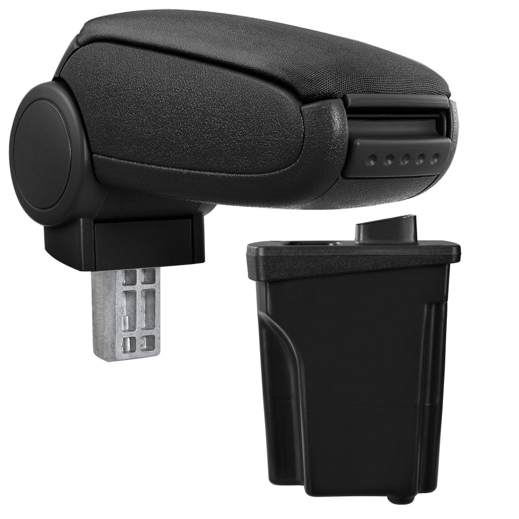 Bracciolo centrale per Hyundai I30 GD con scomparto imbottito in tessuto nero 03_0000499