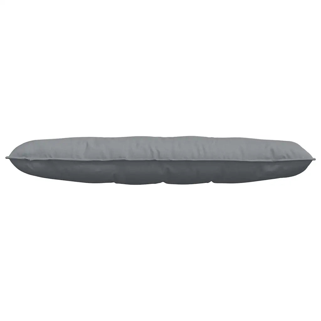 Cuscino per Schiena Grigio chiaro 140 x 19 x 50 cm Tessuto