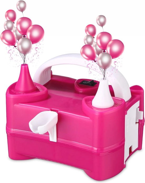 Pompa per palloni elettrica 400W con valvola a doppio anello - Ideale per compleanni e matrimoni