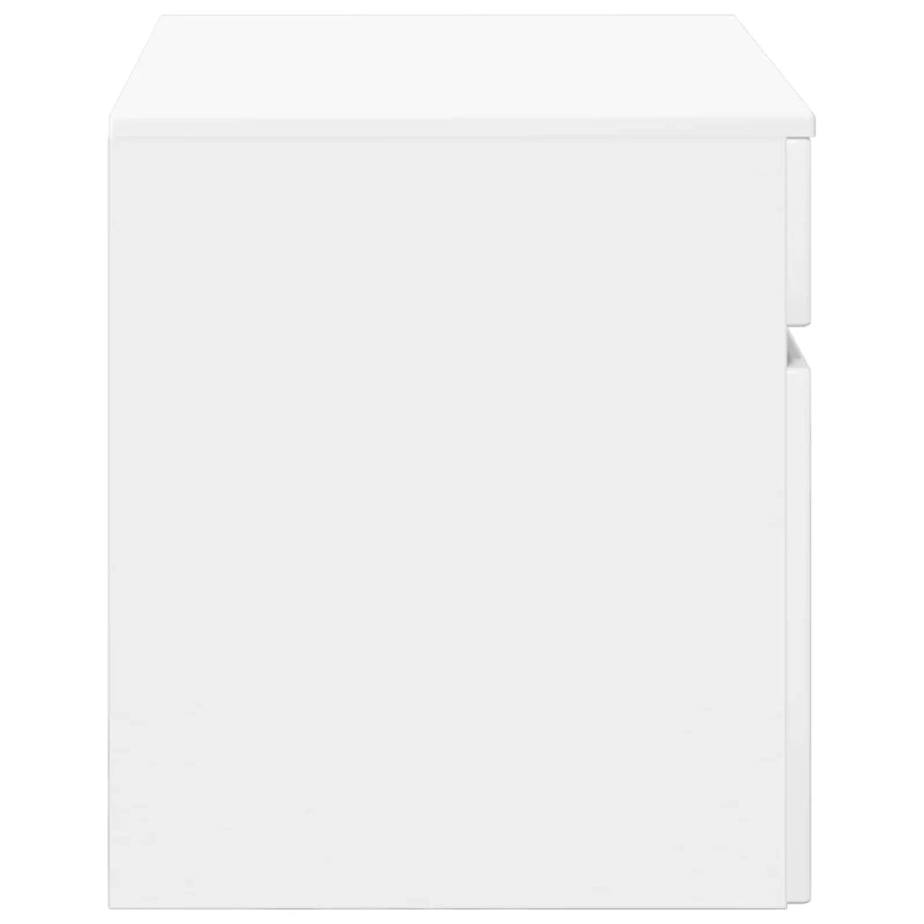 Mobiletto da Bagno a Muro Bianco Lucido 59 x 44,5 x 50 cm