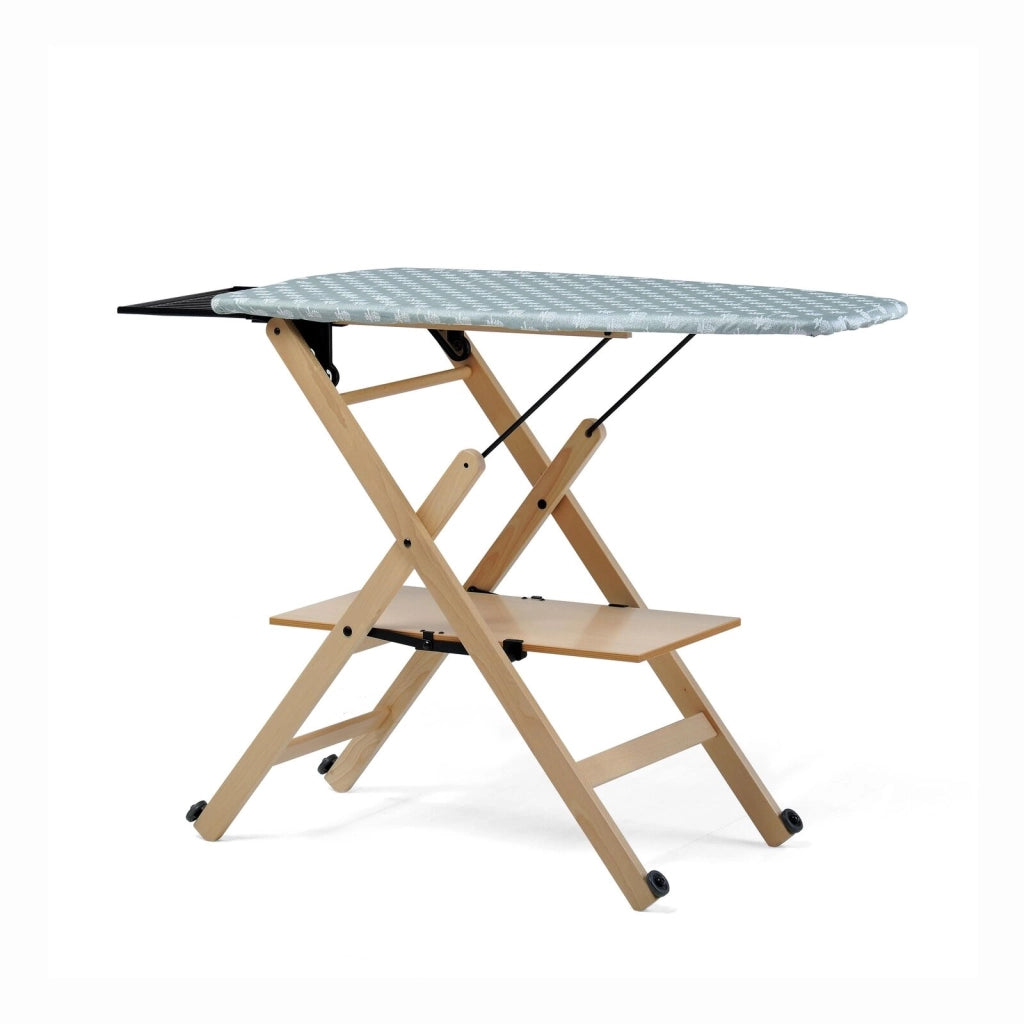 Foppapedretti 9900311003 Assai Asse da stiro pieghevole in legno regolabile 3 altezze 101x49 cm colore Naturale