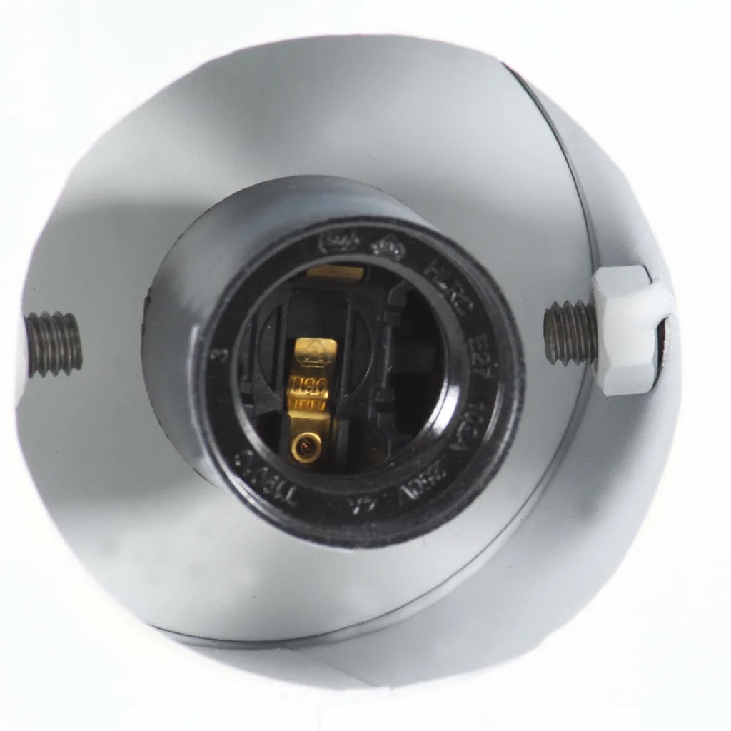 vidaXL Lampada a Sospensione Industriale 25 W Nera Rotonda 19 cm E27