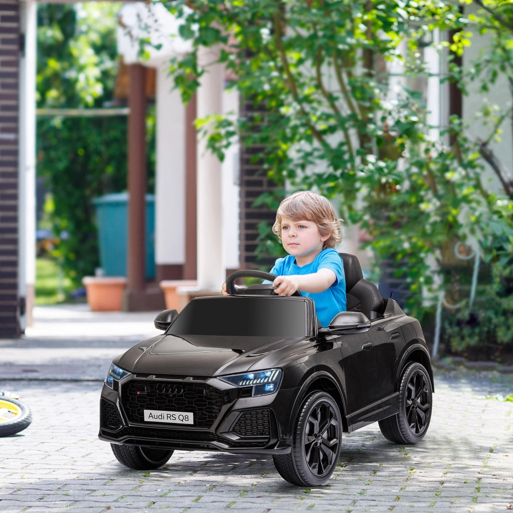 Auto elettrica per bambini Audi RS Q8 ¨C zephmum ¨C Nero