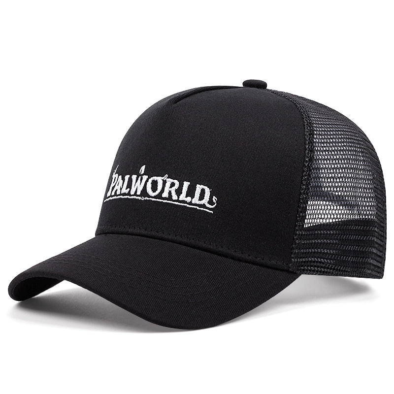 Cappellini da baseball ricamati PALWORLD, neri