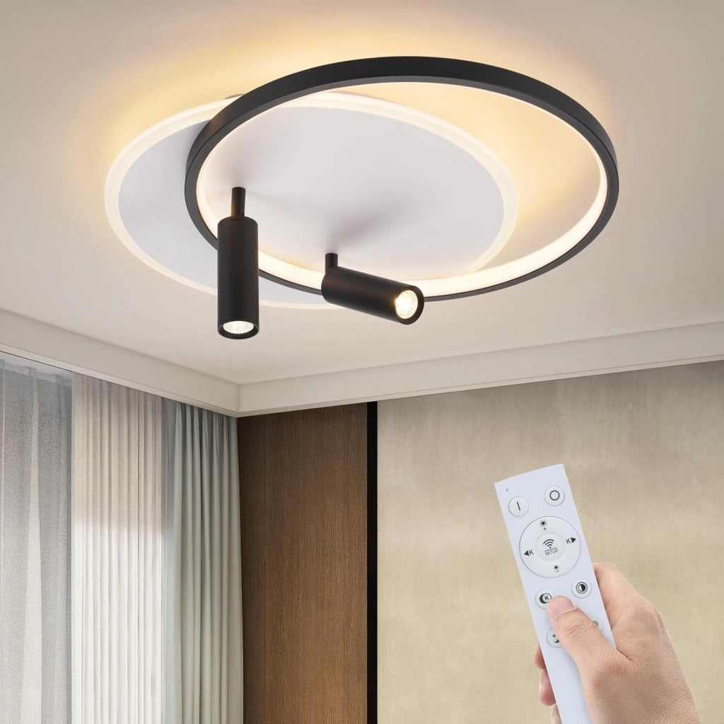 ZMH Faretto da soffitto LED 2 luci acrilico moderni dimmerabili per soggiorno
