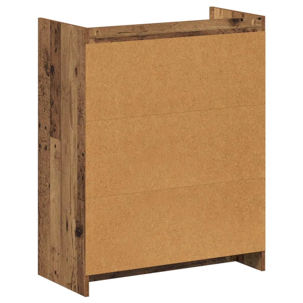 Mobile per scarpe con porta Legno antico 73,5 x 36 x 92 cm 8011313
