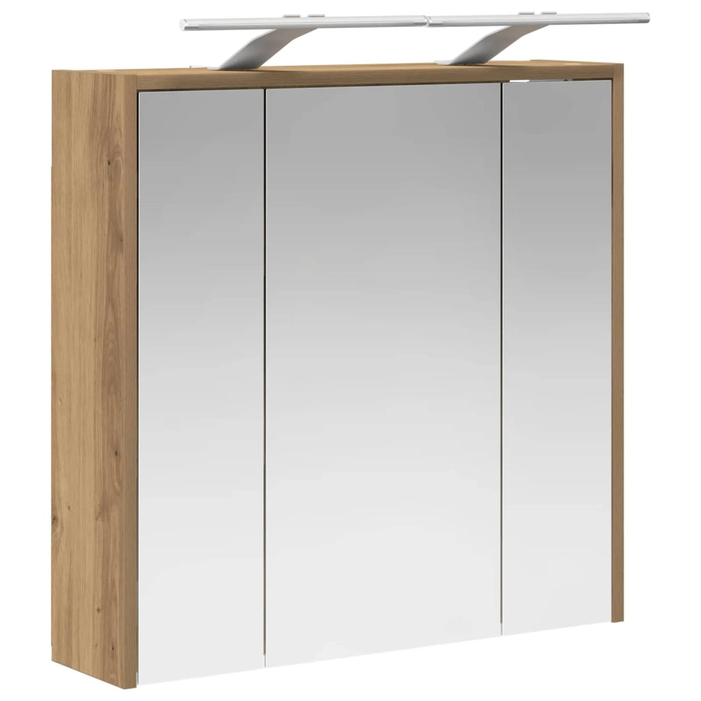 Mobiletto per specchio da bagno Rovere Artigianale