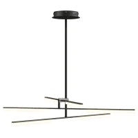 Lampada da Soffitto LED Moderna Ø100x79 cm con Schermo in Acrilico Angolo di Luce Regolabile per Soggiorno Camera o Cucina
