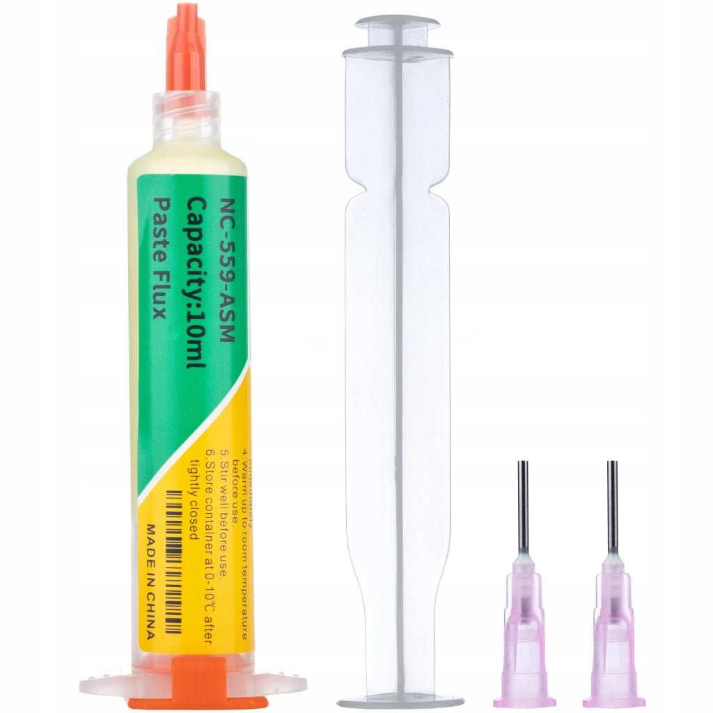 Set Topnik Flux NC-559-ASM + Pasta Saldante XG-Z40 35g – Alta Qualità per Saldatura | Applicazione Precisa