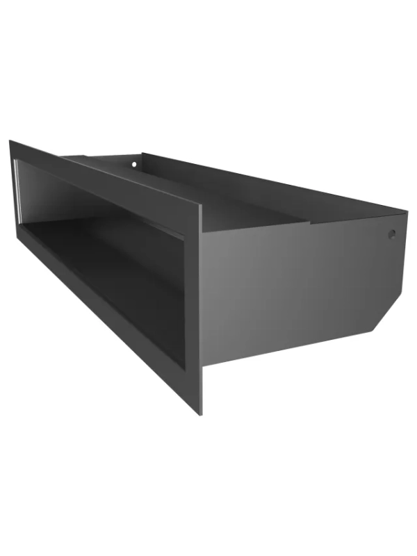 Griglia di ventilazione per camino Nera- Loft 90x400
