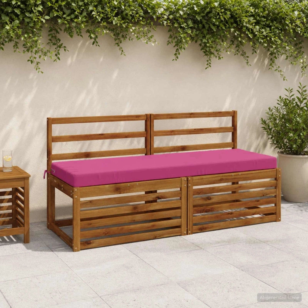 Cuscini per Panchina a 2 Pezzi SOEST 2 pz 100% Poliestere Rosa 950347