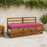 Cuscini per Panchina a 2 Pezzi SOEST 2 pz 100% Poliestere Rosa 950347