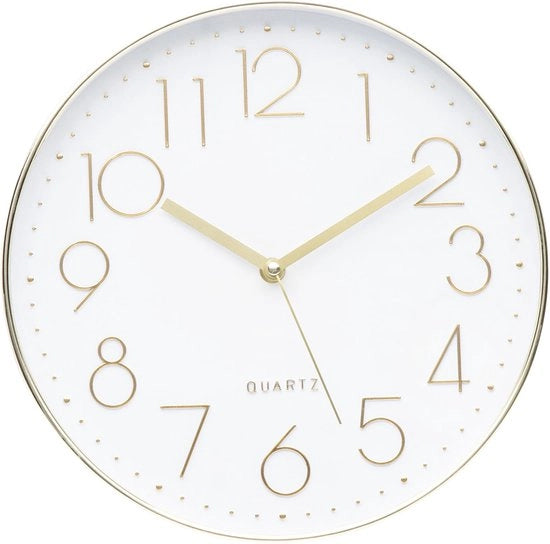 Cronografo da Parete, stile, 30 cm, quarzo, alimentato da Batterie, grande orologio da parete, facile da leggere per camera, casa, cucina, camera da letto, ufficio, scuola