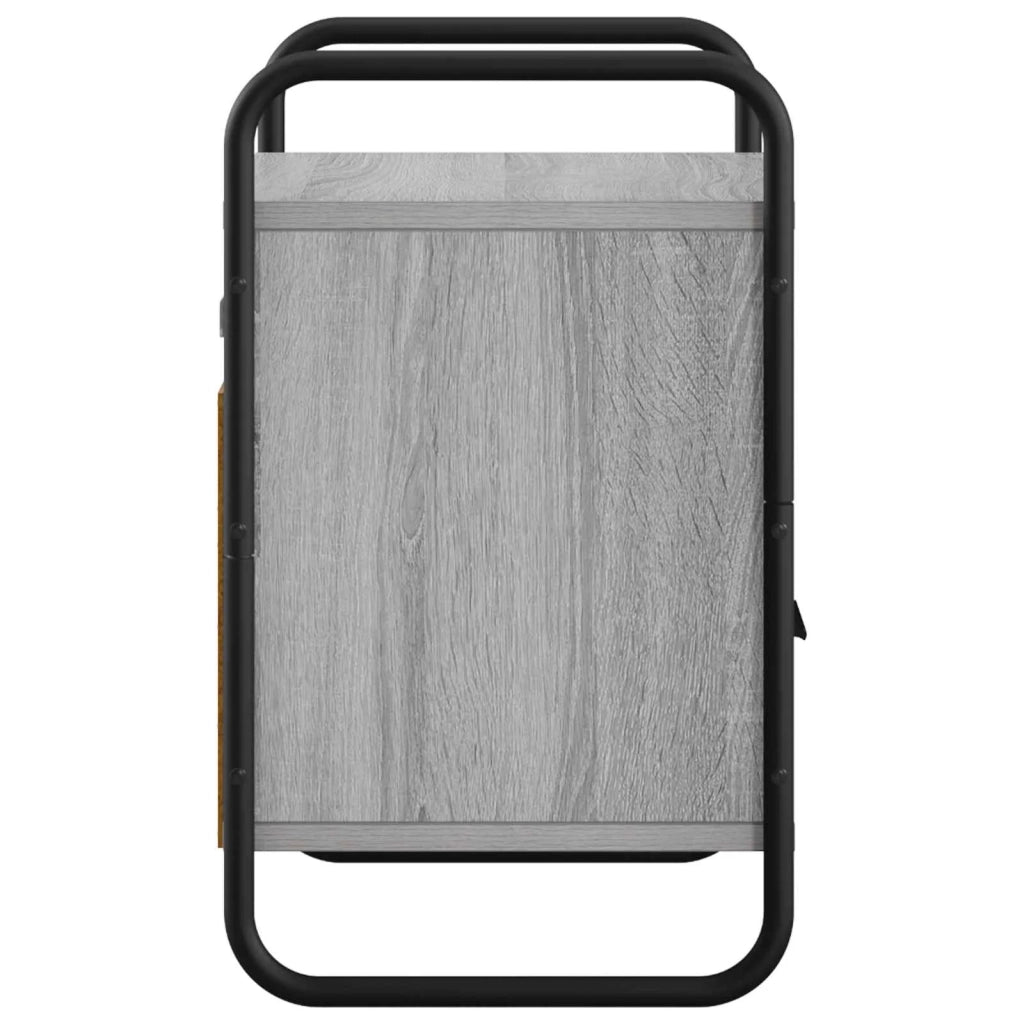 Mobiletto da Letto Appeso Sonoma grigio 40 x 30 x 50 cm 8013560