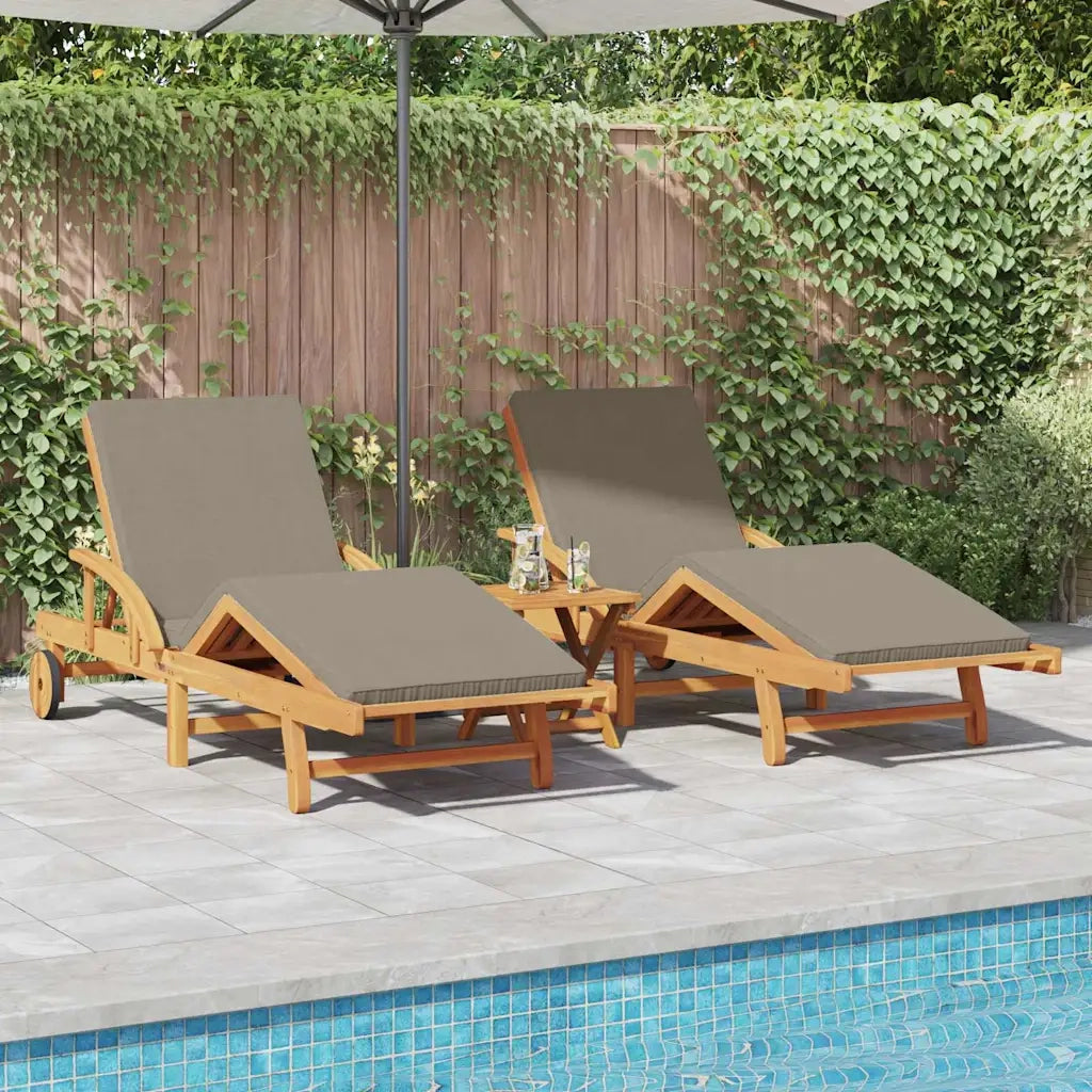 Lettino da sole 2 pcs Talpa 200 x 67 x 84 cm 3325179
