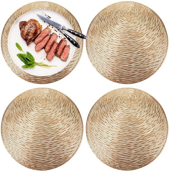 Piastrelle per tavolo Ronde Sterrenhemel - 4 pezzi - Isolanti termici - Impermeabili PVC - Decorazione per tavolo - Durissime e resistenti all'olio - Piastrelle per tavolo