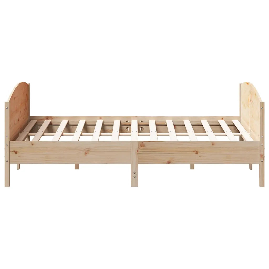 Giroletto senza Materasso 180x200 cm in Legno Massello di Pino 3216164