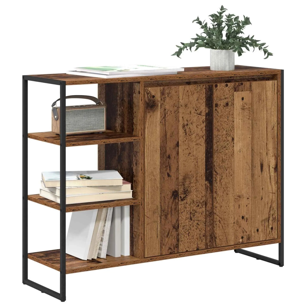Mobile laterale Legno vecchio 96.5 x 30 x 75 cm