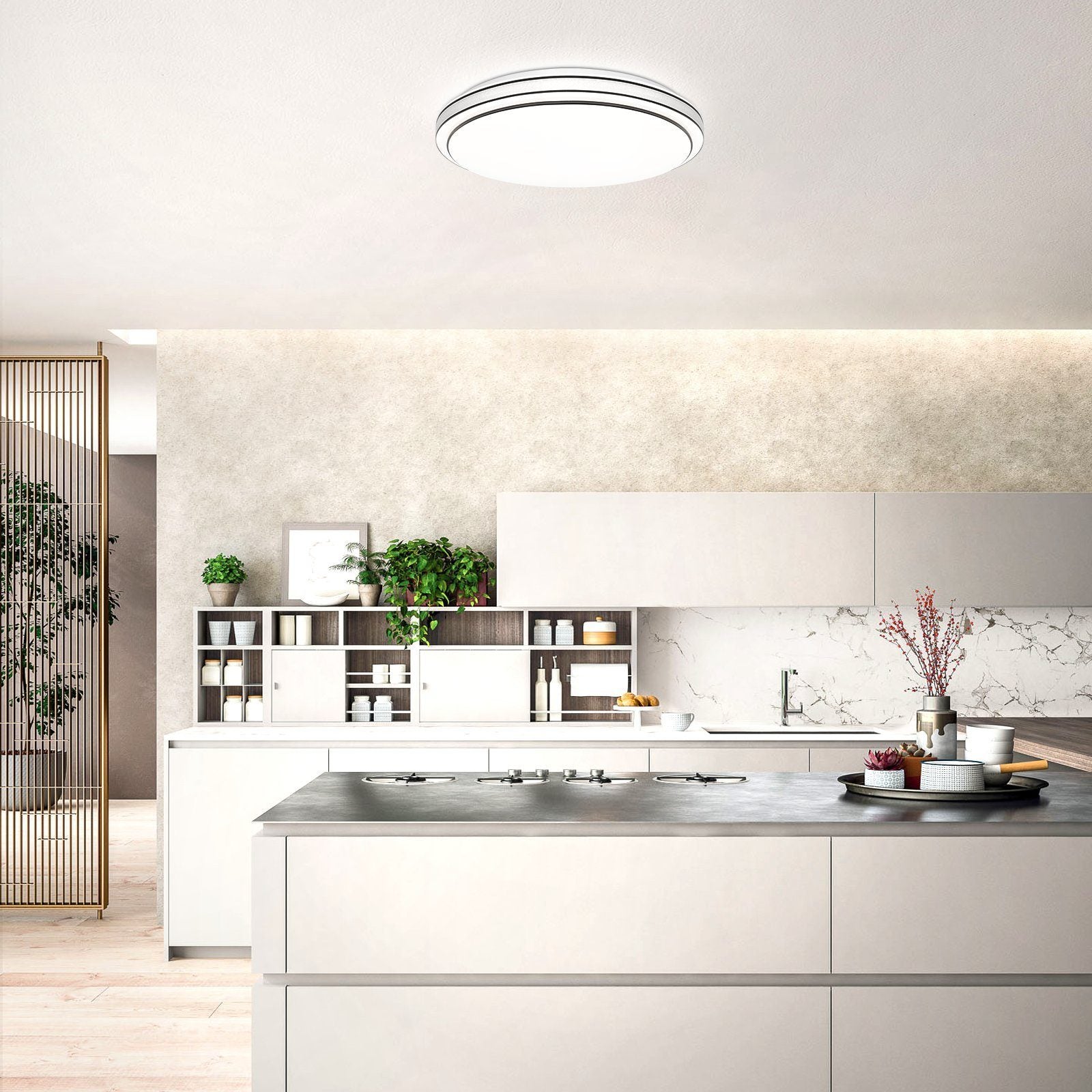 ZMH Lampada da soffitto a LED per camera da letto e cucina con effetto cielo stellato