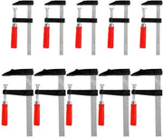 Set di viti a clip da 10 - Apertura 150 mm/200 mm - Profondità di chiusura 50 mm/80 mm - Clip in legno - Fissaggio preciso - Leggero e compatto - Clip per legno