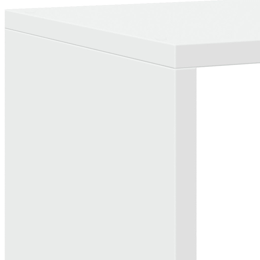 Libreria Bianca 137,5x29x137,5 cm in Legno Multistrato 3310289