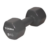 Manubrio in Vinile 5 kg Grigio Scuro Toorx