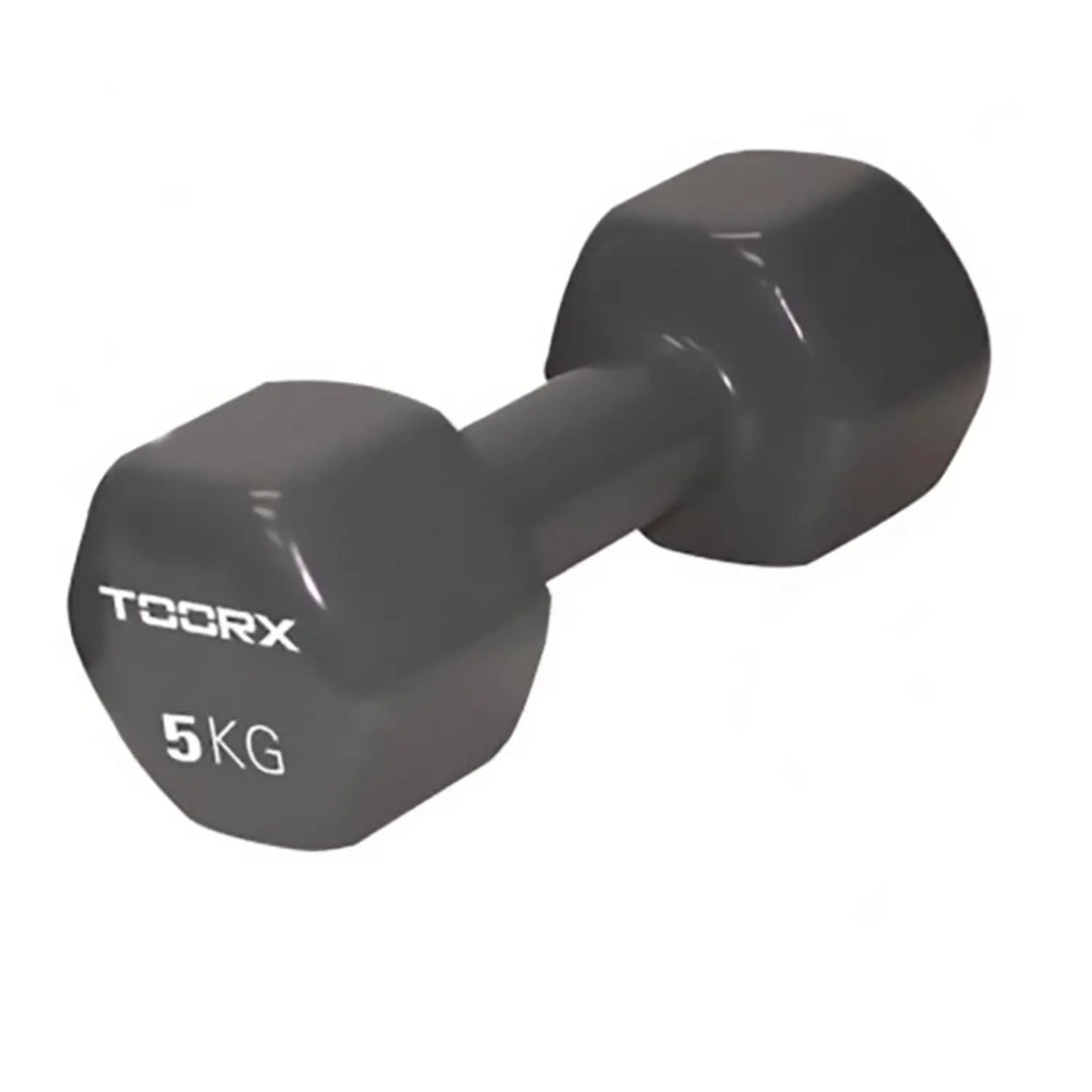 Manubrio in Vinile 5 kg Grigio Scuro Toorx