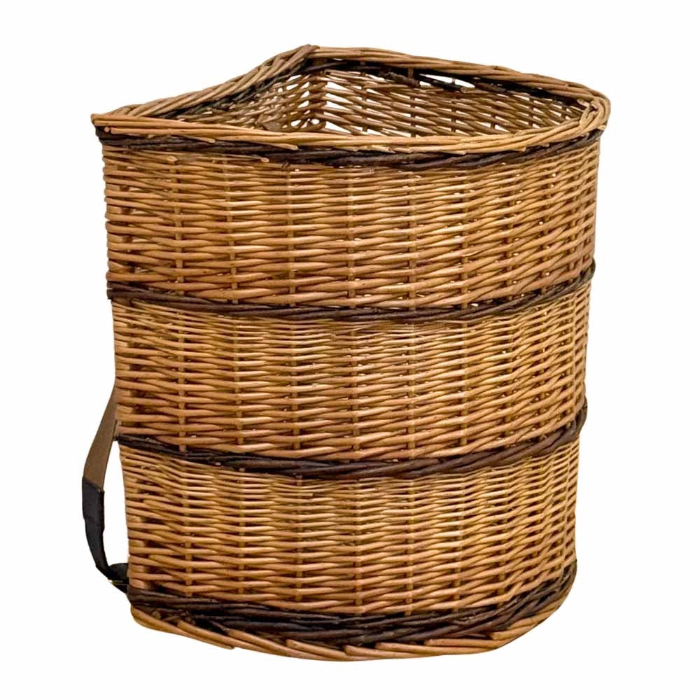 Cesto raccoglitore in vimini Gerla Big con tracolle 52 x 38 x h 48 cm
