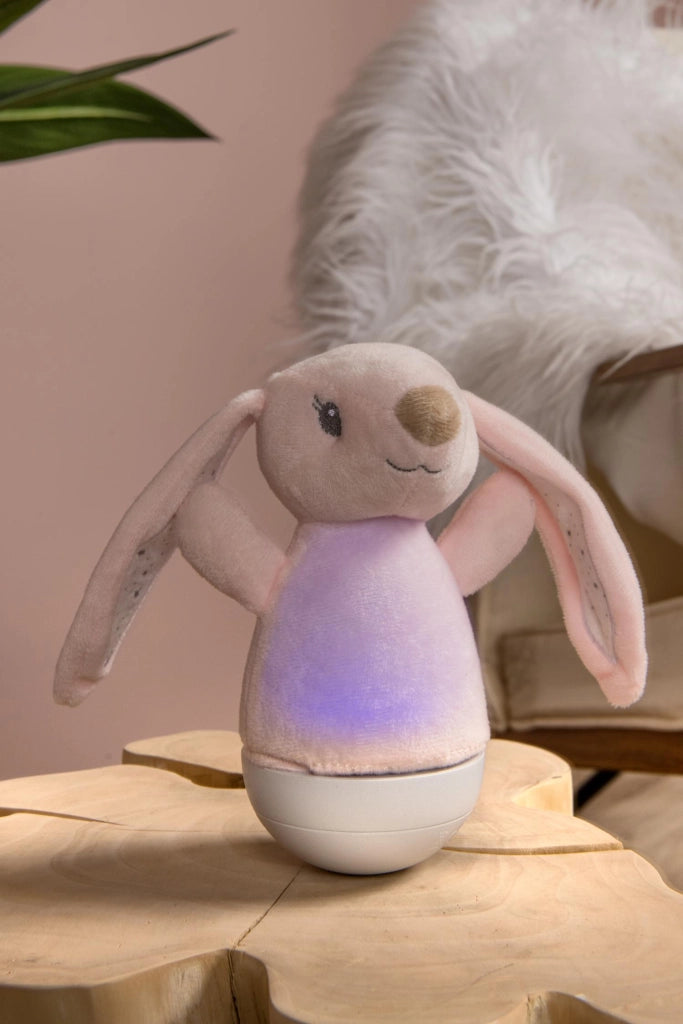 Lampada notturna bambini LED rosa con musica DOLLY